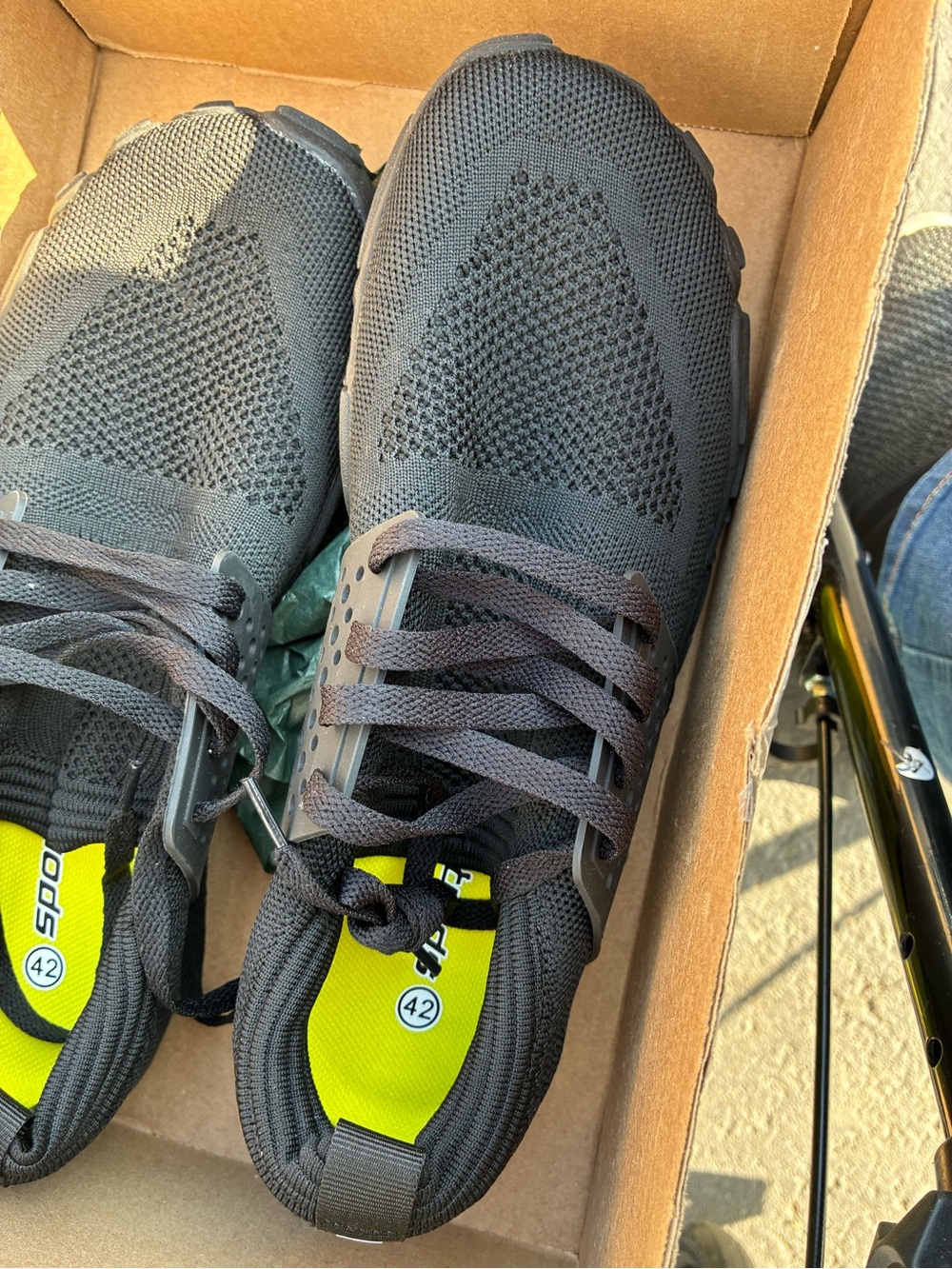Women’s Black Knit Athletic Sneakers - Lightweight Support